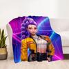 K-pop Demon Hunters Blanket Soft & Cozy Suitable for Sofa Office Chair Seaside for All Occasions Stylish Decor Best Holiday Gift for Friends Family