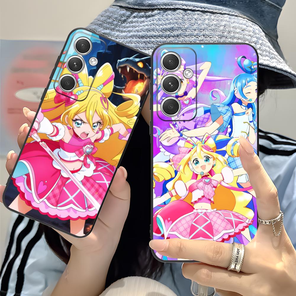 Sakura Uta Cure Idol Матовый чехол для мобильного телефона для Samsung Galaxy S26 S25 S24 S23 S22 S21 S20 Note20 Plus FE Ultra Цветной чехол