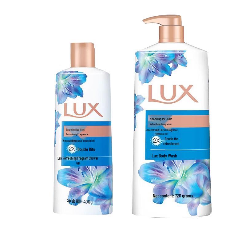 Lux Shimmering Ice Cool Body Wash & Lotion Set