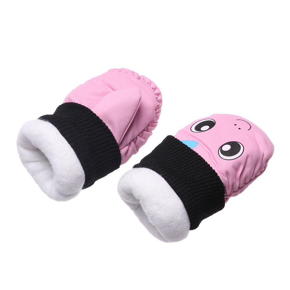 Детские Утепленные Теплые Уличные Перчатки для Катания на Лыжах для Детей Варежки с Длинными Рукавами Снег Сноуборд