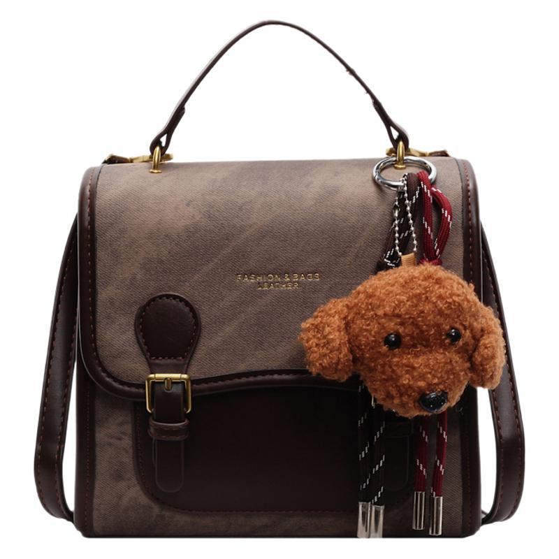 Retro Fashion Matte Contrasting Backpack Women's 2025 New Trend Versatile Handbag Commuter Casual Women's Bag