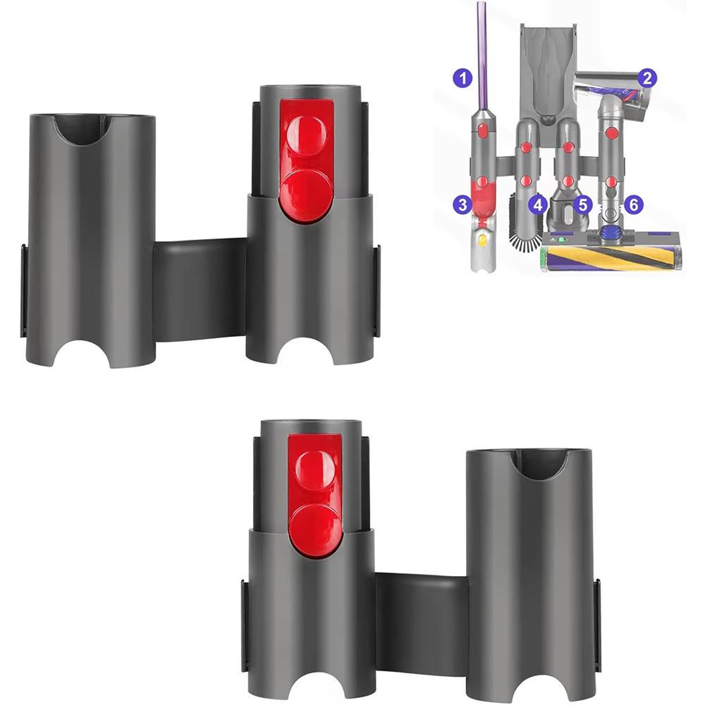 2 шт., подставка для хранения насадки для чистящей щетки для Dyson V7 V8 V10 V12 V11 V15, подставка для пылесоса, подставка для инструментов, насадка для основания, стойка для насадок