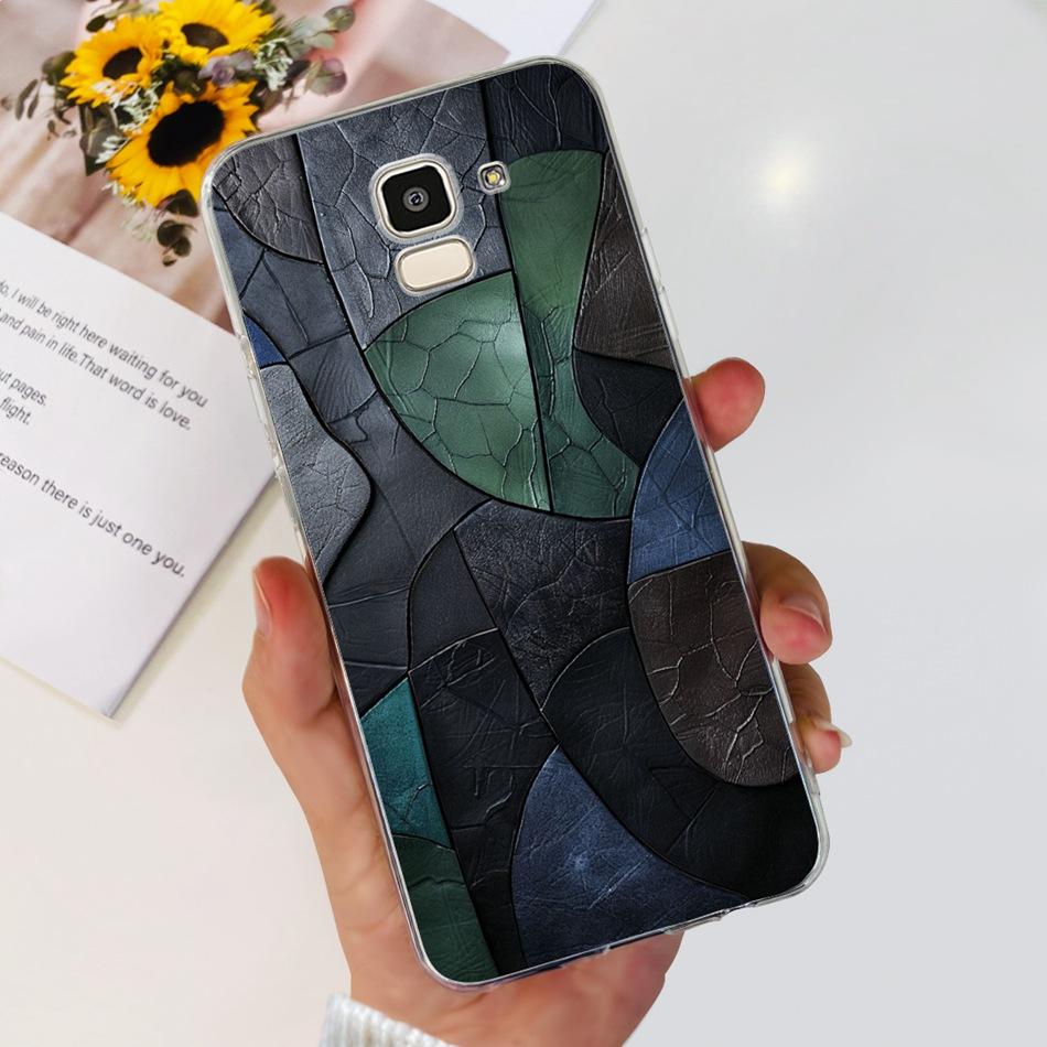 Чехол для телефона Samsung Galaxy J6 J6+ 2018 Samsung J 6 J6 Plus SM-J600F J610G Модный Крутой Узор Мягкий Силиконовый ТПУ Чехлы