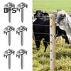 50 шт. гвоздей для забора с фиксатором проволоки, нержавеющие, устойчивые к коррозии, многоразовые шурупы для забора, крепежи для забора
