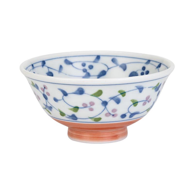 Changbaosen Japanese Underglaze Tang Grass Ceramic Rice Bowl