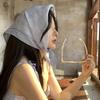 Cloth Headband Pastoral Style Scarves New Small Square Scarf  Women
