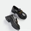 3233 Small Size Loafers, Versatile Thick Soles, New Small Leather Shoes In Autumn 2025, Women's Small Inner Height Increase Women's Shoes