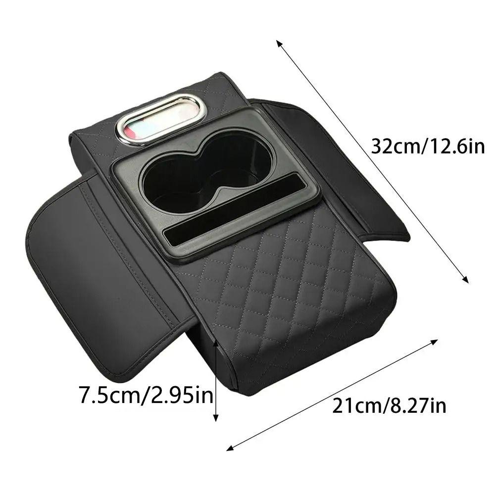 with Cup Holder Armrest Heightening Pad Elbow Support Car Console Console Pillow Auto Interior