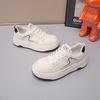 Fashion Women's Casual Shoes Cowhide Platform Casual Women's Shoes 2025 Spring and Summer New Versatile Round Head Little White Shoes