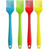 Pastry Basting Brush, Silicone Heat Resistant Sauce Butter Oil Baking Cooking Brush Silicone Brush Bbq Brush Silicone Brush Diy Baking Tool(4pcs Z