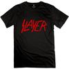 Мужская черная винтажная футболка на заказ с логотипом группы Slayer от RRG2G