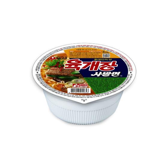 Nongshim Суп с лапшой Yukejang Bowl острый и острый 86г (2 варианта)