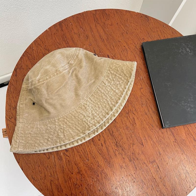 Корейская панама, винтажная мытая ковбойская рыбацкая шляпа, модная панама для пар для мужчин и женщин, дышащая однотонная пляжная шляпа