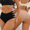 Бесшовное нижнее белье для женщин Cheeky Bikini Трусики с высоким вырезом и V-образным вырезом Трусы с утягивающим эффектом и подтяжкой бедер