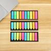 200 Sheets Fluorescence Self Adhesive Memo Pad Sticky Notes Bookmark Marker Memo Sticker Paper Student Office Supplies