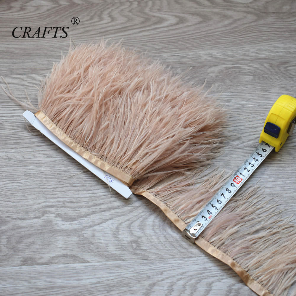 Перо2023 горячо! Пушистая и красивая отделочная ткань с перьями страуса, длина 5-10 м, боковая лента, ширина 8-10 см / Аксессуары для шитья DIY