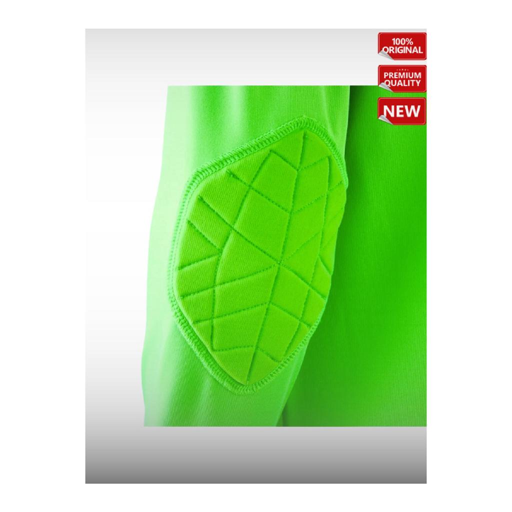 Детская вратарская майка зеленого цвета