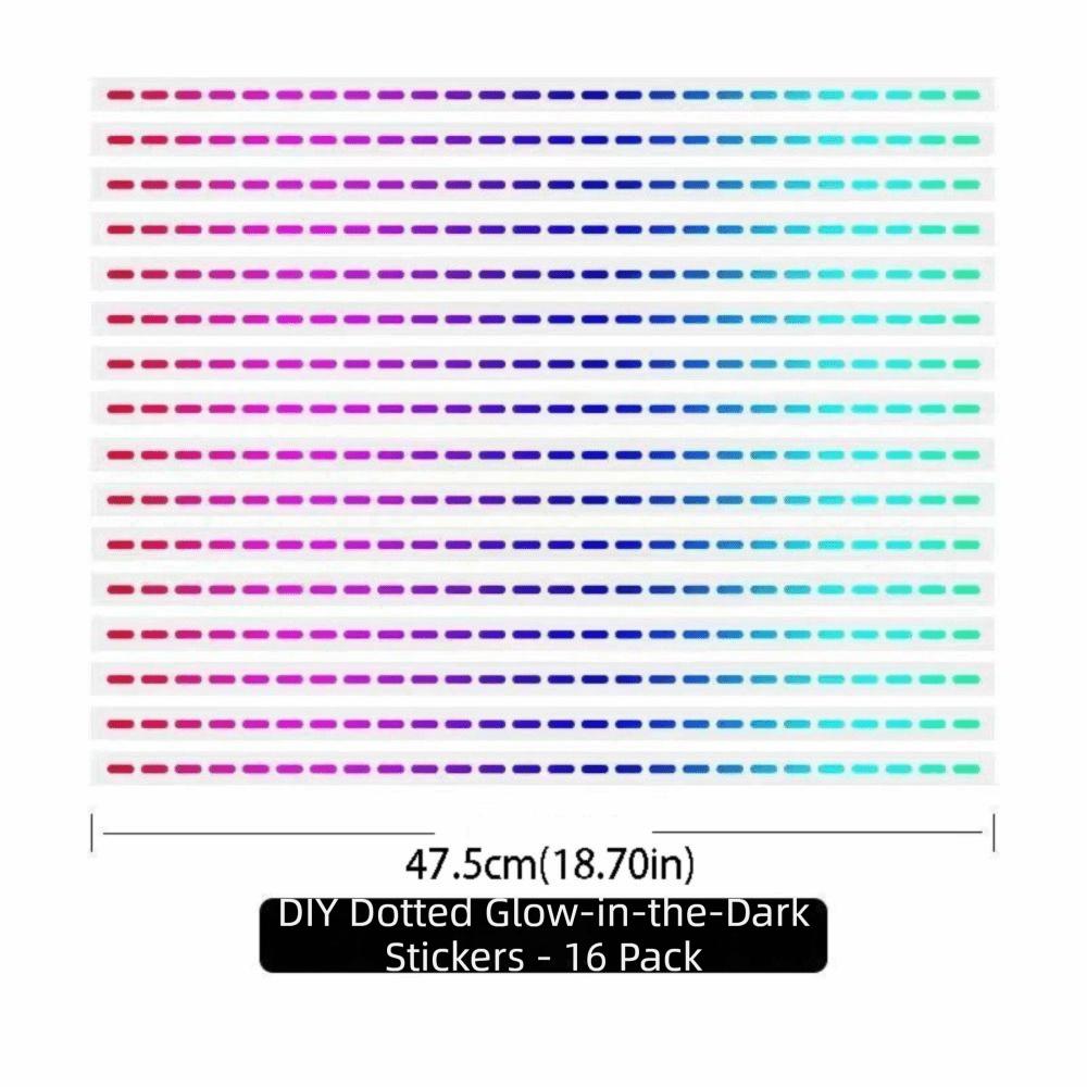 Reflective Reflective Car Stickers Fluorescent Luminous Strip Fluorescent Stickers Car Interior