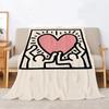 Декоративное одеяло Keiths Harings King Size Beach Towel Sofa Blankets &; Пледы Микрофибра Постельное Белье Интерьер для Дома Пушистый Плед