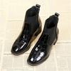 Женские ботильоны женские ботинки челси женские туфли из искусственной кожи 2025 Весенняя повседневная обувь женские ботинки на платформе женские ботинки