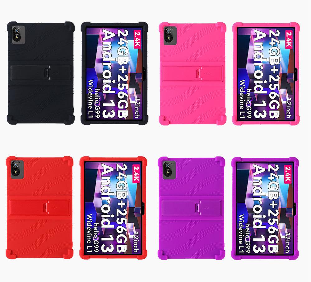 Защитный чехол для Blackview Tab 18 12" с подставкой - Силиконовая противоударная накладка