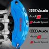 Для Audi RS3 для AUDI A3 A4 A5 A6 A7 A8 S8 RS5 RS3 RS6 Q5 Q7 S3 S4 S5 S6 S7 TT TTS Sport 6 шт. Модифицированные наклейки на крышки тормозных суппортов колес автомобиля