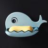 Whale Shape Soap Box Drain Soap Holder Bathroom Shower Soap Holder Sponge Storage Container Tray Bathroom Accessories