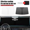 Universal Car Front Windscreen Sun Shade Sun Protection Double-Layer Window Cove