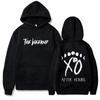 Флисовые толстовки Weeknd Повседневные свободные худи Оверсайз худи The Weeknd Уличная одежда Лонгслив Унисекс С принтом