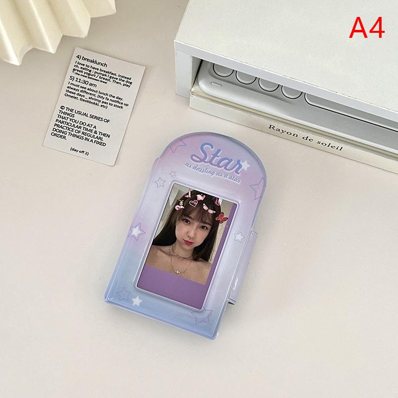 Ins 3-дюймовый держатель для фотокарточек с печатью, полый фотоальбом, 32 кармана, переплет для карточек Kpop, чехол для хранения фотографий мини-айдолов, коллекционная книга