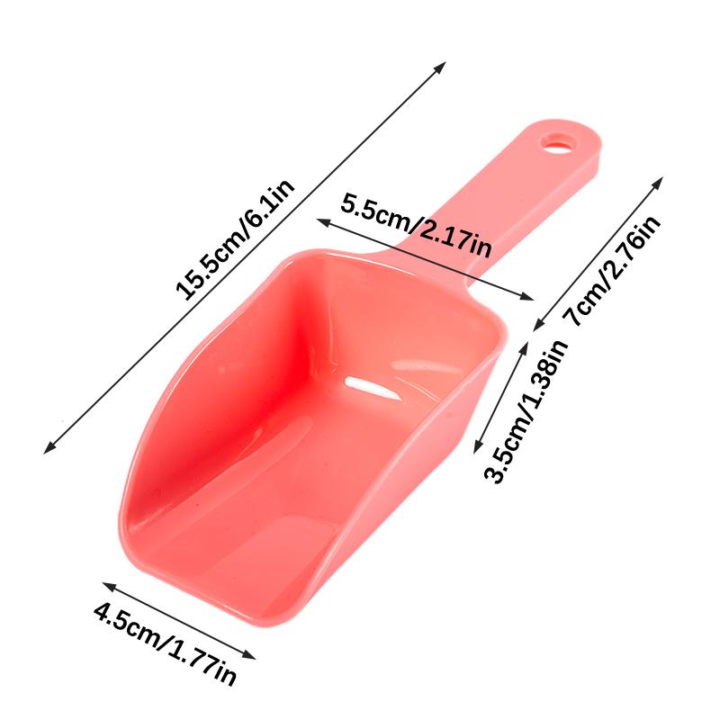 Пластиковые многоцелевые ложки для льда, рисовой муки, конфет, попкорна, кофейных зерен