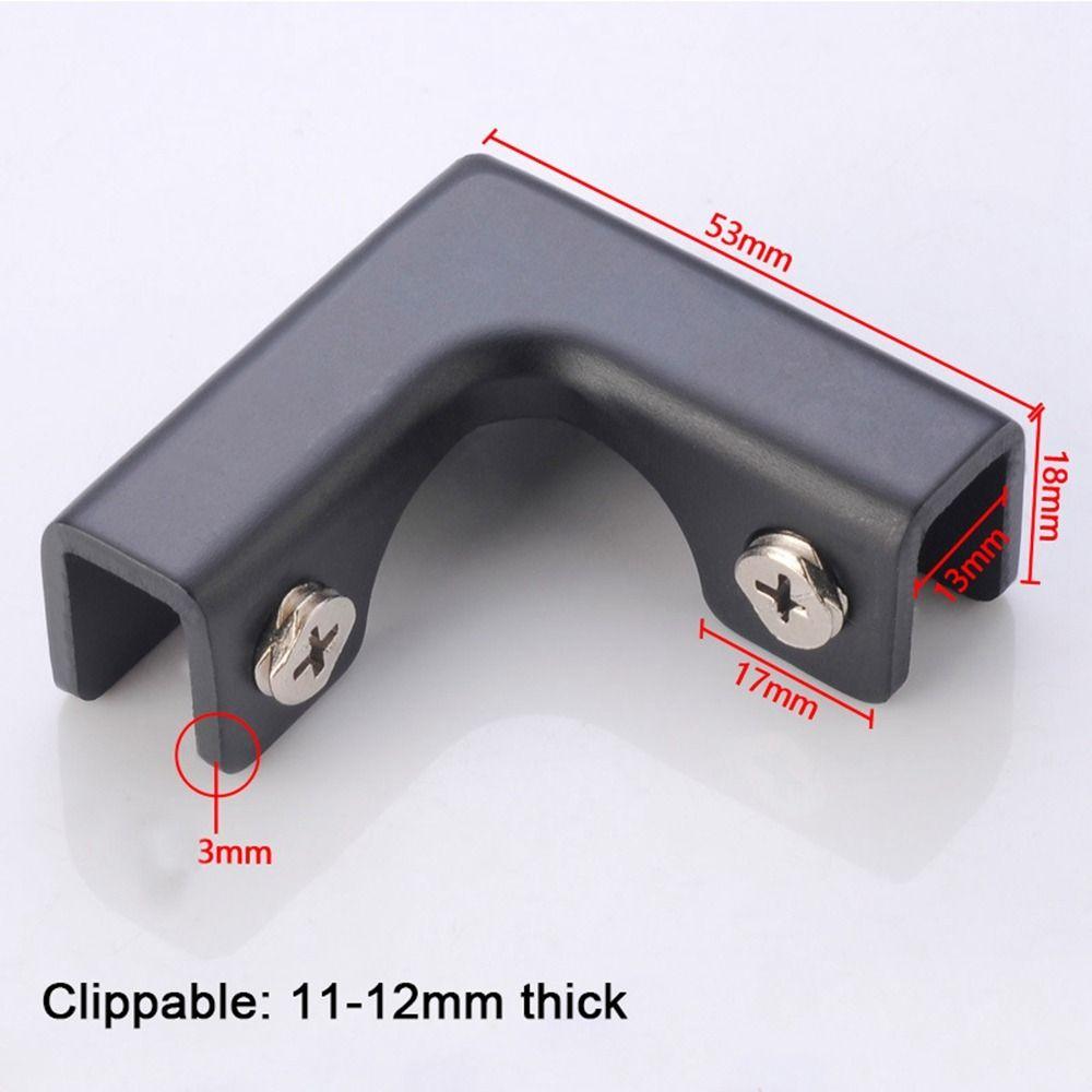 Усиленный угловой профиль Угловая накладка Уголок из алюминиевого сплава Защита угла Новая клипса для стекла Стекло