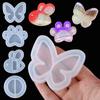 UV Epoxy Crystal Pendant Quicksand Silicone Mould Hanging Tags Key Chain Molds Shaker Resin Mold
