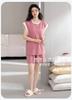 Pabonu pajamas for women without cuffs, chest pads that are skin friendly, fashionable, and can be worn as outerwear