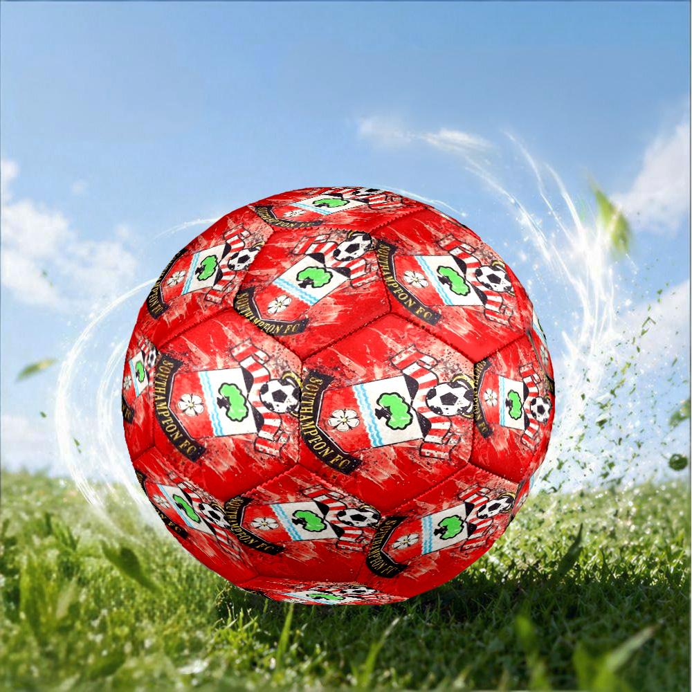 Fc Crest Design Printed Size 5 Soccer Balls, High-Quality, Anti-Slip, Protective Football, A Unique Gift , Birthdays, Christmas Gifts