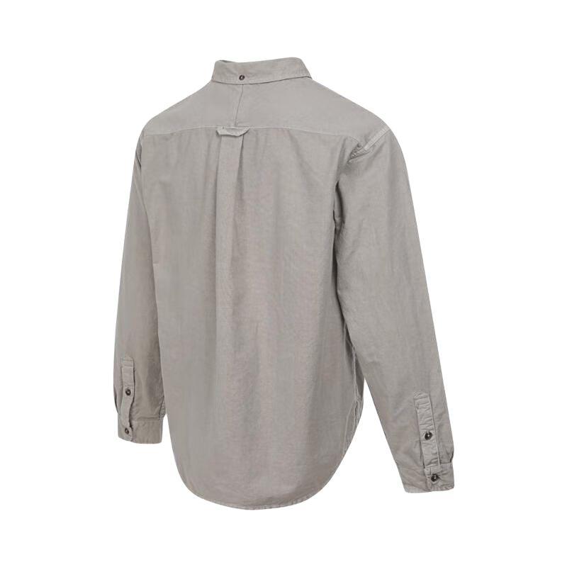 Nike SS25 As M NL Оксфордская рубашка с длинным рукавом на пуговицах мужские рубашки серый HJ7271-014