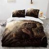 Jurassic World Park Dinosaur Bedding Set Boys Girls Twin Queen Size Duvet Cover Pillowcase Bed Kids Adult Home Textileextile