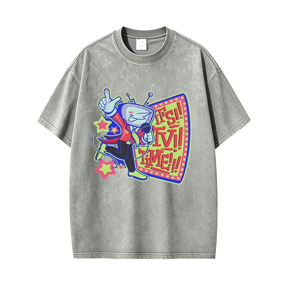 Стирка Винтаж Игра Deltarune Сьюзи Крис Ральсей Смешная Графическая Футболка Мужская Женская Повседневная Юмор Оверсайз Футболки Otaku Любитель Подарок