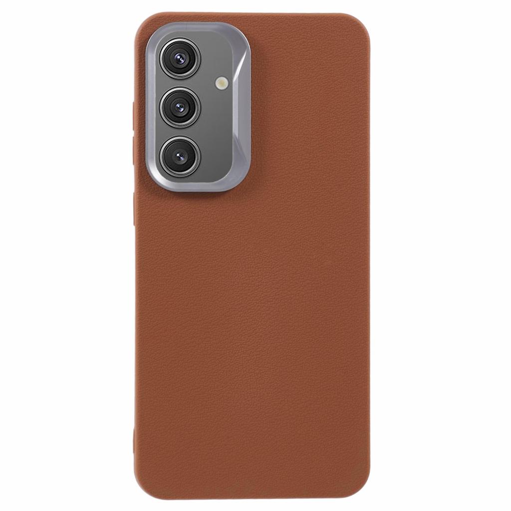 For Samsung Galaxy S24 FE Case Leather Textured TPU Shockproof Phone Cover
