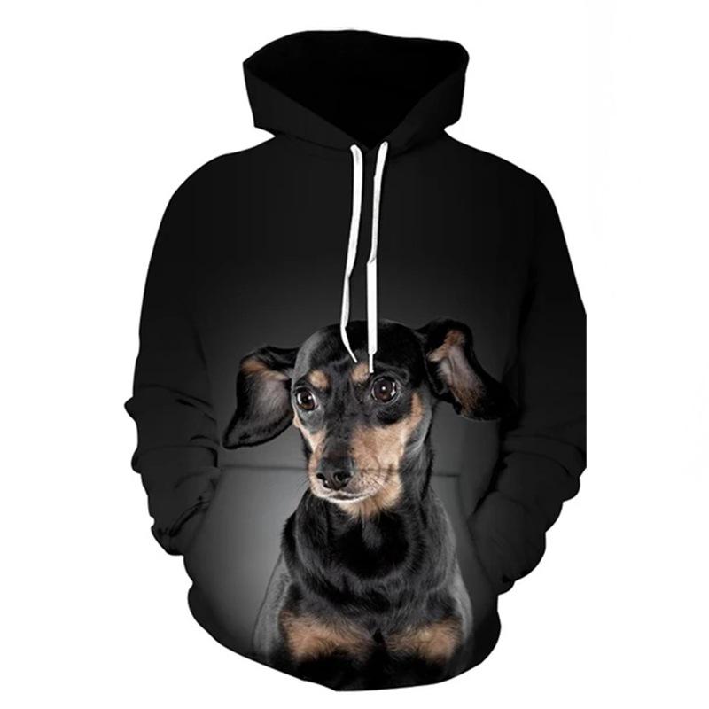 German Shepherd Dog Men 3D Print Fashion Popular Sweatshirt Spring Autumn Men's And Women's Pullover Street Harajuku Hoodies