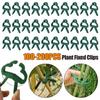 100-200PCS Plant Fixed Clips Reusable Garden Greenhouse Bracket for Fixed Plants Vine Flower Seedling Stem Support Garden Tools