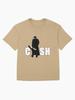 Johnny Cash Retro Style A Good Laugh Is Sunshine Oversized T-Shirt