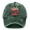 Classic Vintage MotorcycleThemed Baseball Cap Breathable Fishing Dad Hat Available in Multiple Colors Adjustable Suitable