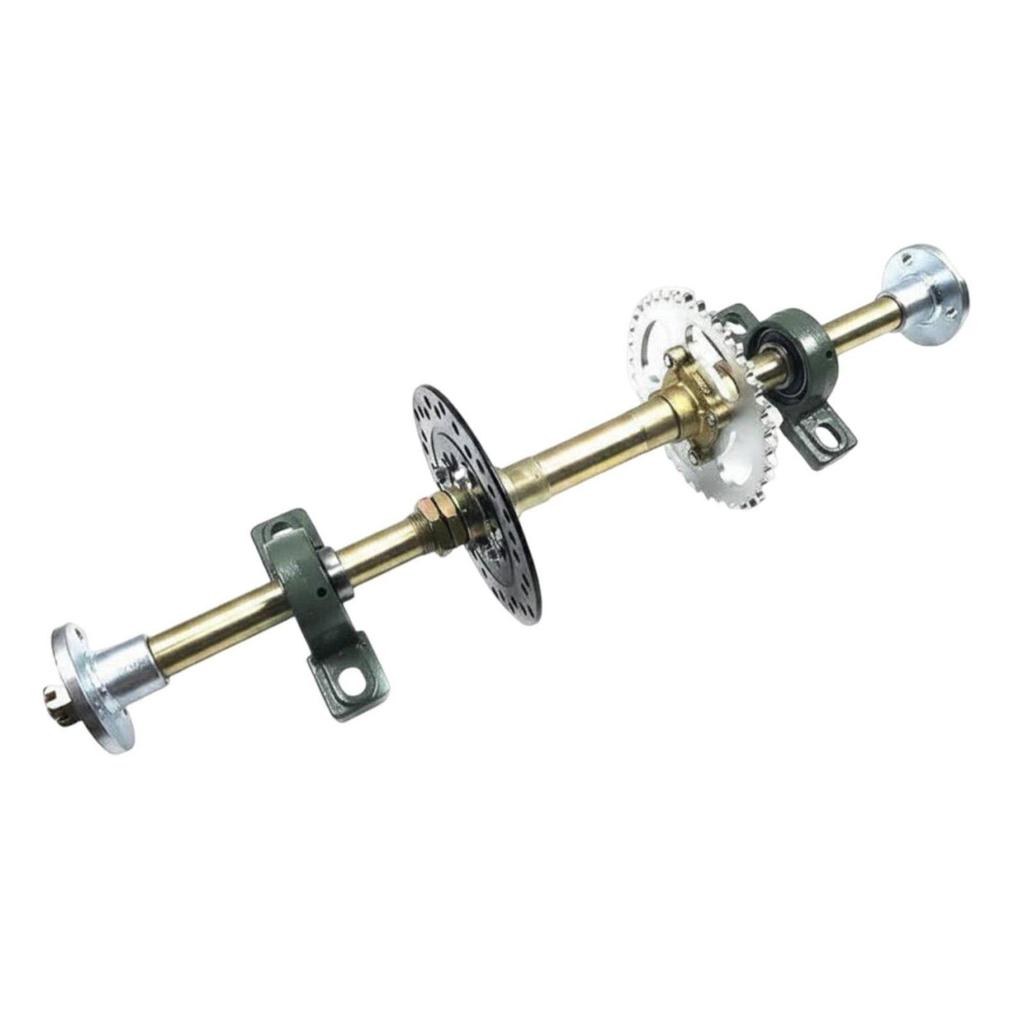 GoKart Rear Axle Kit Modification Part Slide Trike for DIY Enthusiasts 71CM 5inch Flange