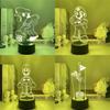 Super Mario Yoshi 3d Acrylic Night Lamp With Touch Control For Kids Room