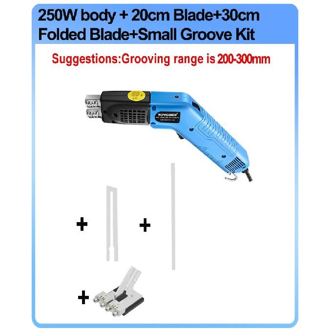Air Cool Hot Knife Foam Cutter Tool Machine Slotting Groove Styrofoam Polystyrene Fabric Rope Cutter Electric Heating Hot Knife