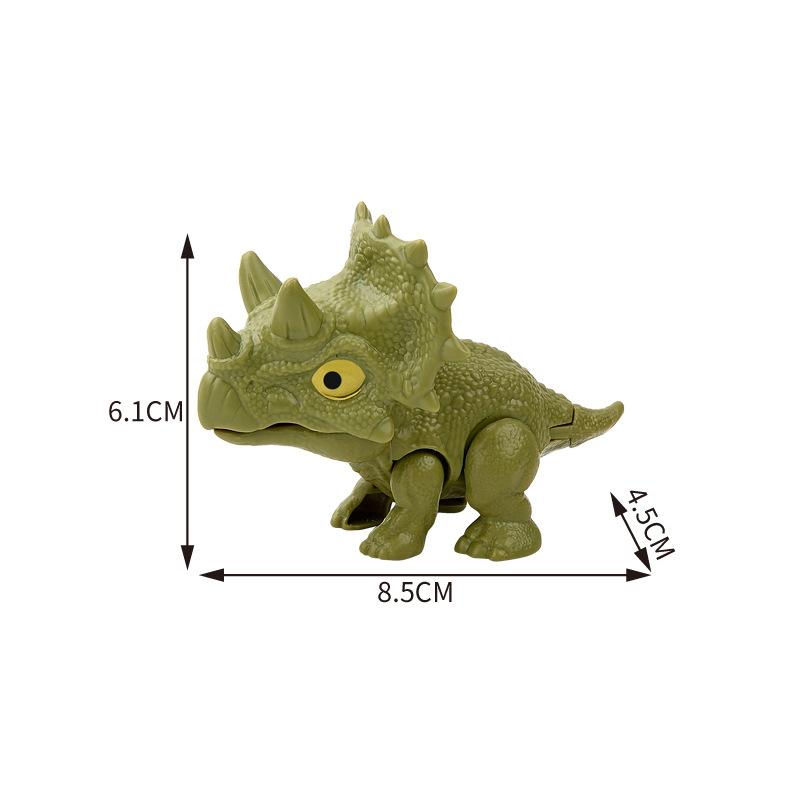 Mini Finger Dinosaur Anime Action Figures Toys Funny Simulation Dino Interactive Biting Hand Creative Tricky Tyrannosaurus Model