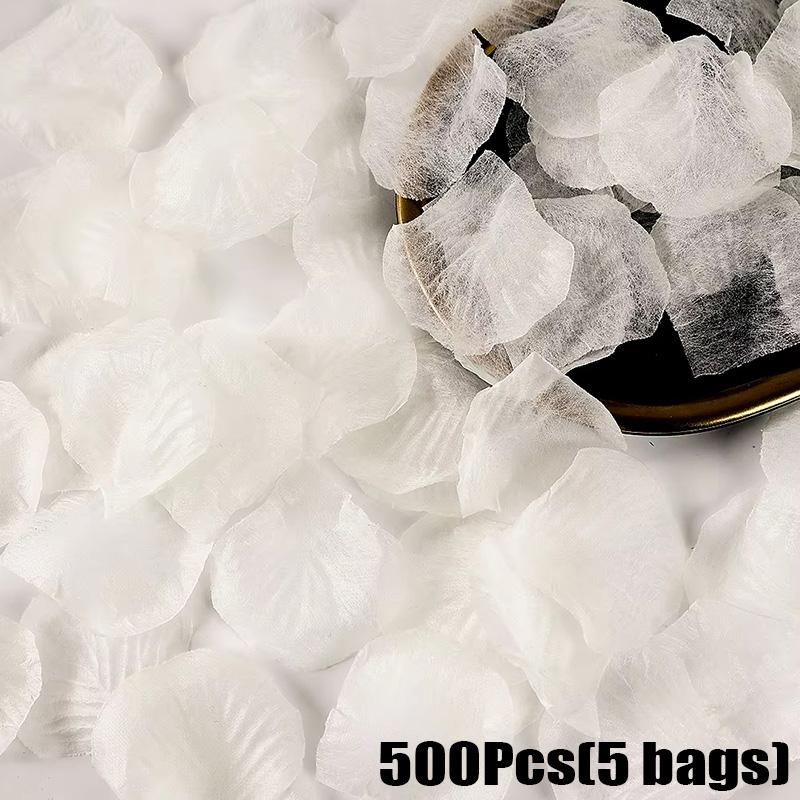 500-20000 шт. Разноцветные Искусственные Лепестки Роз Красные Белые Розовые Розы Цветок-Лепесток Романтическая Свадебная Вечеринка День Святого Валентина Декор