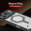 Магнитный чехол для телефона с сотовым рисунком для iPhone 17 Pro Max 16 15 14 13 Pro Max Гибридный ударопрочный бампер из ТПУ+ПК