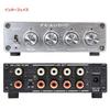 FX-AUDIO-LS-01J [Silver] 4-Channel Line Splitter & Preamp with RCA Output Distribution